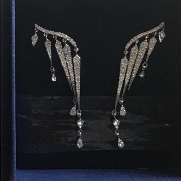 Swarovski flame earrings